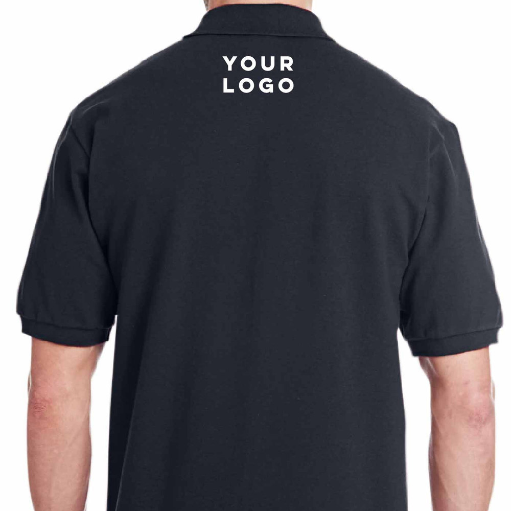 Honeycomb Cotton Polo Tees, view 3